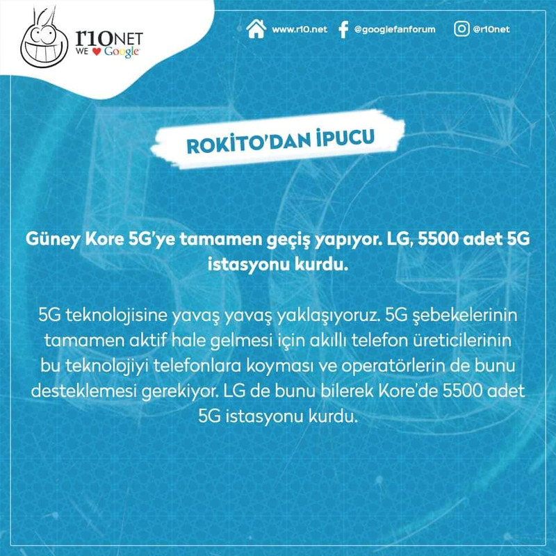 Güney Kore 5G'ye tamamen geçiş yapıyor
